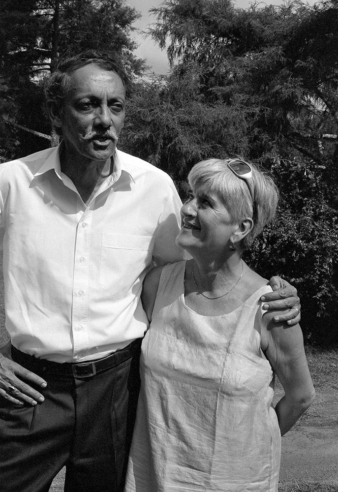 Roy Macchia planteur de café  et Laure Verniere Coorg-India 1997